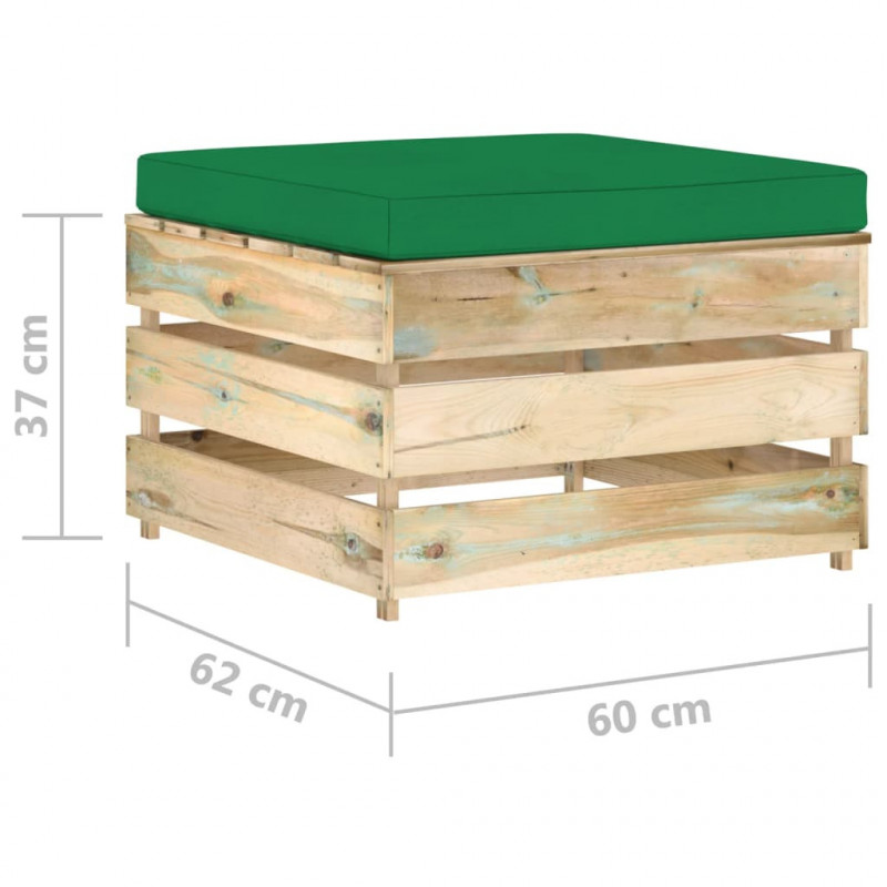 4-cz. zestaw wypoczynkowy do ogrodu, z poduszkami, drewniany