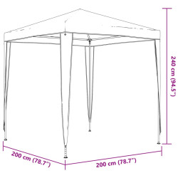 Namiot imprezowy, 2x2 m, niebieski