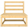 2-osobowa sofa ogrodowa, lite drewno sosnowe