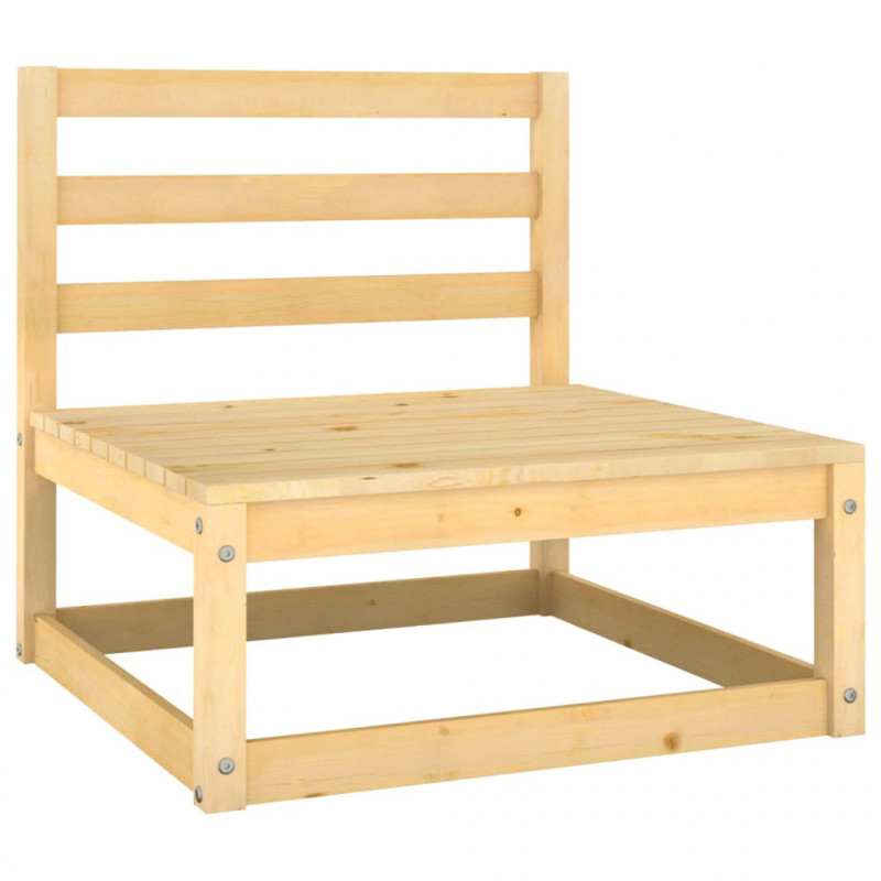 Ogrodowa sofa 3-osobowa, lite drewno sosnowe