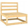 Ogrodowa sofa 3-osobowa, lite drewno sosnowe
