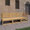 3-osobowa sofa ogrodowa, lite drewno sosnowe