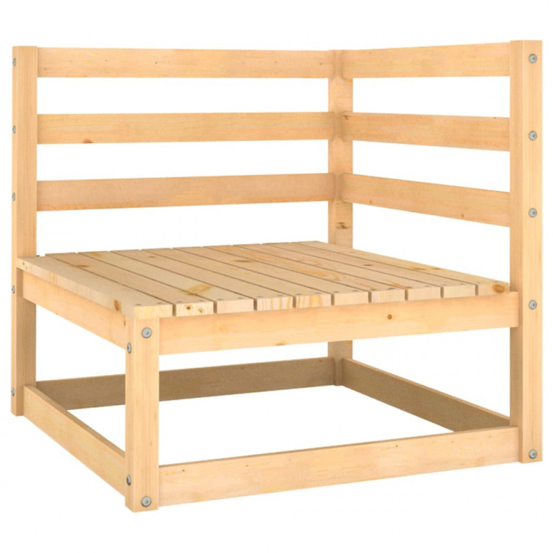 4-osobowa sofa ogrodowa, lite drewno sosnowe
