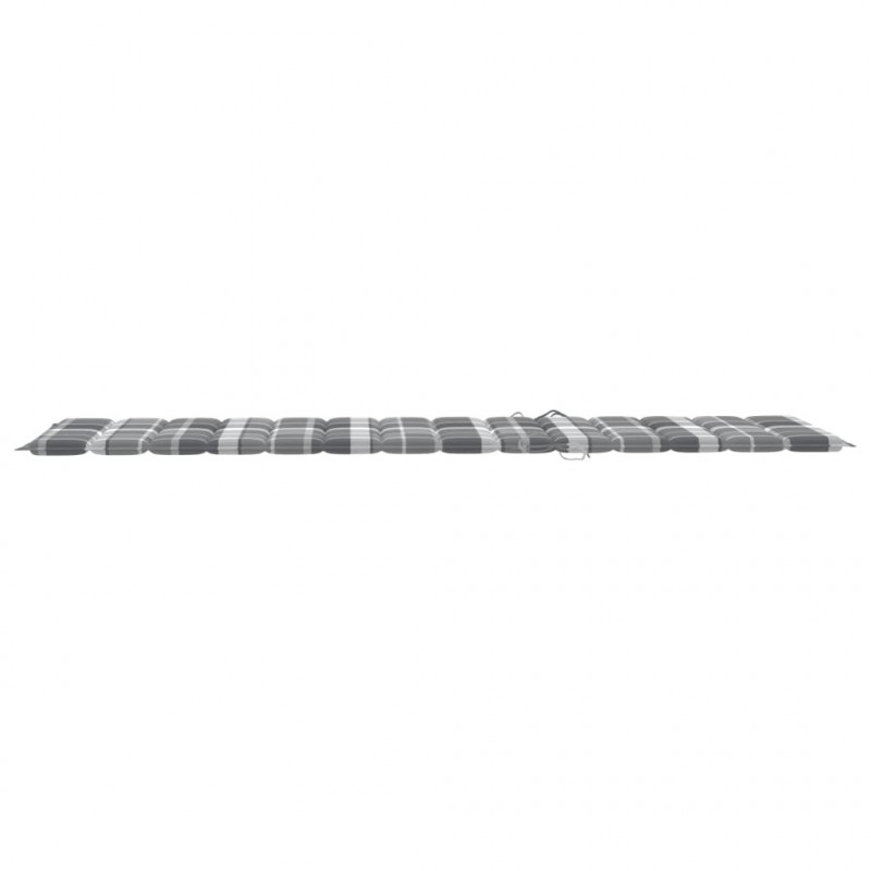 Leżaki z poduszkami i stolikiem, 2 szt., lite drewno akacjowe