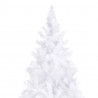 Sztuczna choinka z lampkami, 400 cm, biała