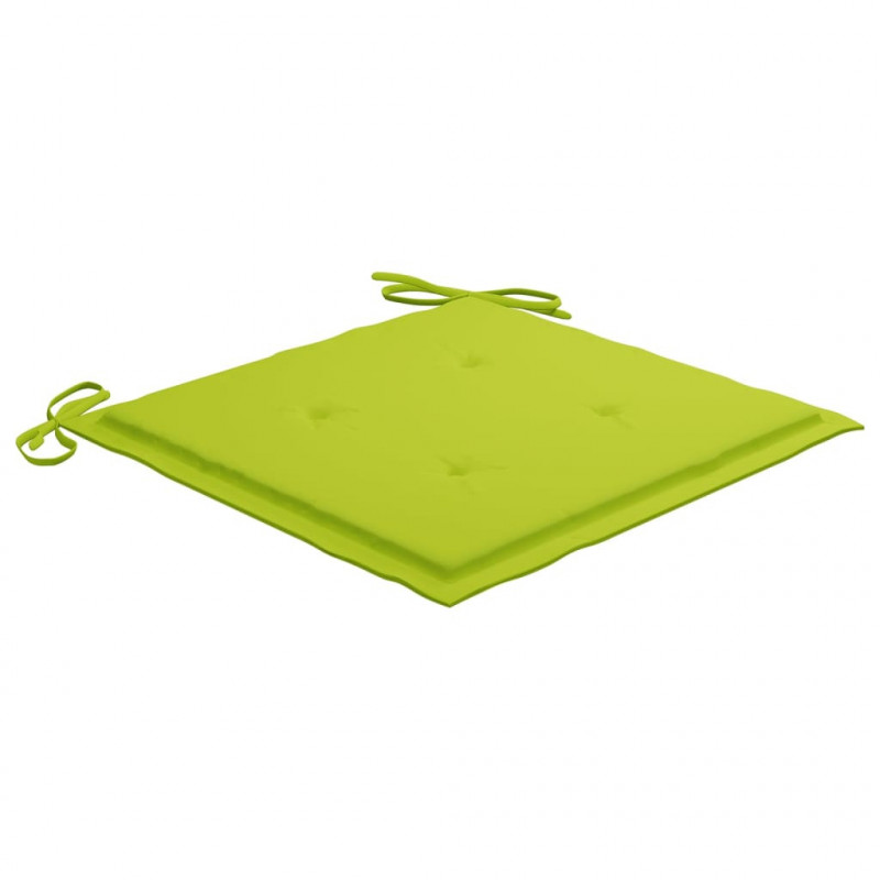 Krzesła ogrodowe z poduszkami, 6 szt., lite drewno akacjowe
