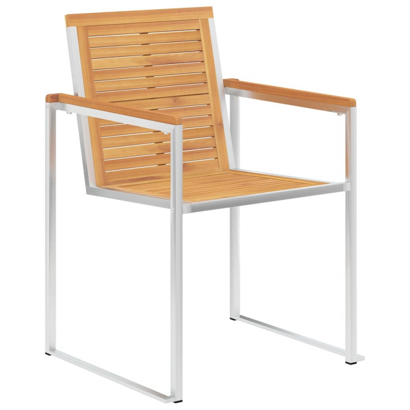 Krzesła ogrodowe z poduszkami, 6 szt., lite drewno tekowe