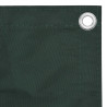 Parawan balkonowy, ciemnozielony, 75x300 cm, tkanina Oxford