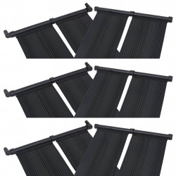 Panele solarne do podgrzewania basenu, 6 szt., 80x310 cm