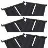 Panele solarne do podgrzewania basenu, 6 szt., 80x310 cm