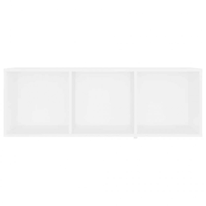 Szafki TV, 2 szt., białe, 107x35x37 cm, płyta wiórowa