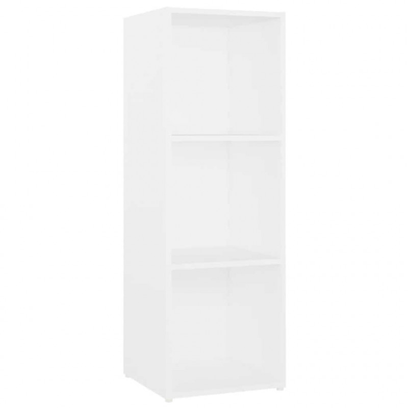 Szafki TV, 2 szt., białe, 107x35x37 cm, płyta wiórowa
