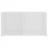 Szafki TV, 4 szt., białe, 72x35x36,5 cm, płyta wiórowa