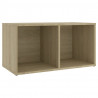 Szafki TV, 4 szt., dąb sonoma, 72x35x36,5 cm, płyta wiórowa