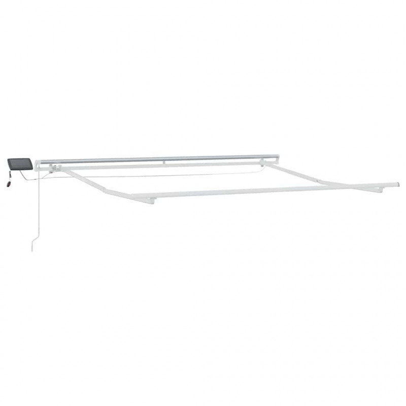 Markiza zwijana Ze LED Lights Niebieski i biały 350 x 250 cm