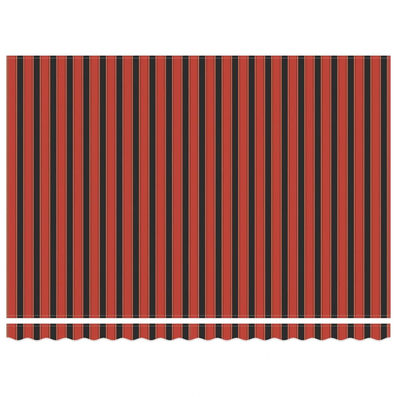 Markiza zwijana Pomarańczowy i brązowy 450 × 300 cm