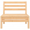 2-osobowa sofa ogrodowa, lite drewno sosnowe