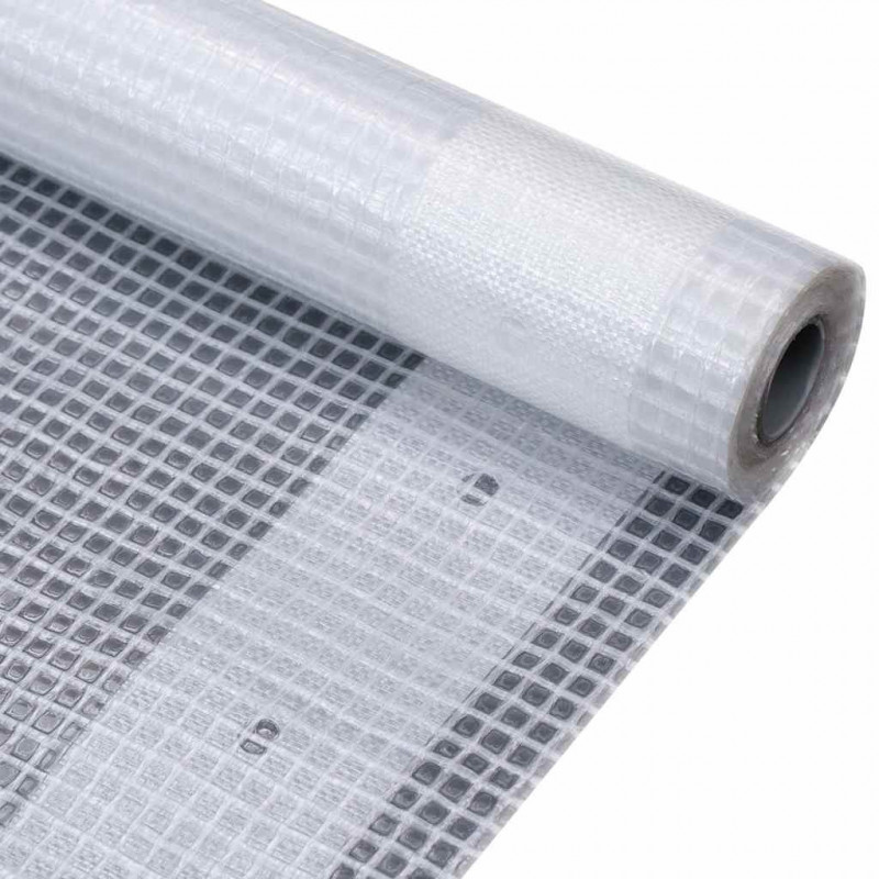 Plandeki Leno, 2 szt., 260 g/m², 4x10 m, białe