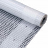 Plandeki Leno, 2 szt., 260 g/m², 4x10 m, białe