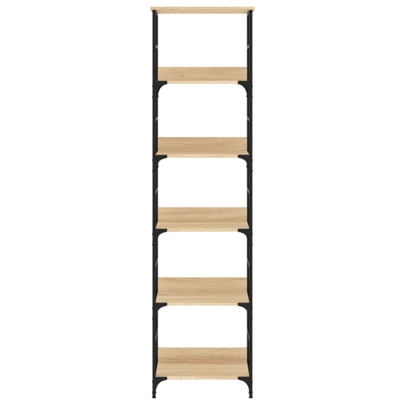 Regał, dąb sonoma, 50x33x188,5 cm, materiał drewnopochodny