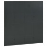 Parawany 4-panelowe, 2 szt., antracytowe, 160x180 cm, stalowe