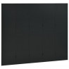 Parawany 5-panelowe, 2 szt., czarne, 200x180 cm, stalowe
