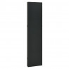 Parawany 5-panelowe, 2 szt., czarne, 200x180 cm, stalowe