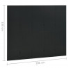 Parawany 5-panelowe, 2 szt., czarne, 200x180 cm, stalowe
