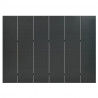 Parawany 6-panelowe, 2 szt., antracytowe, 240x180 cm, stalowe