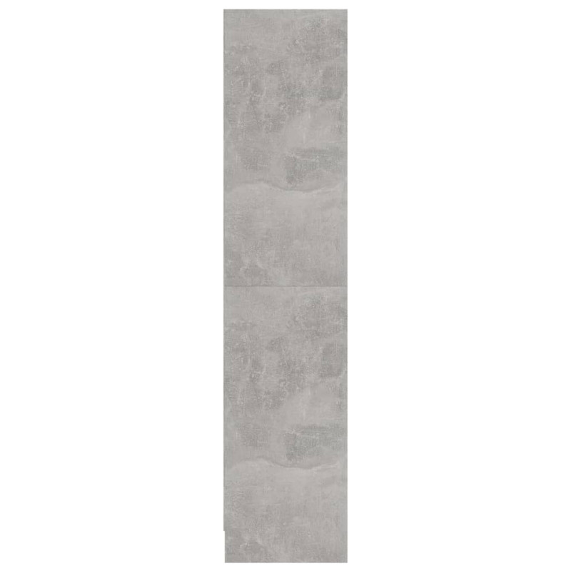 3-poziomowy regał, betonowy szary, 60x24x109 cm, płyta wiórowa