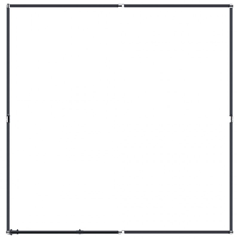 Kojec zewnętrzny dla psa, stalowy, 3,69 m²