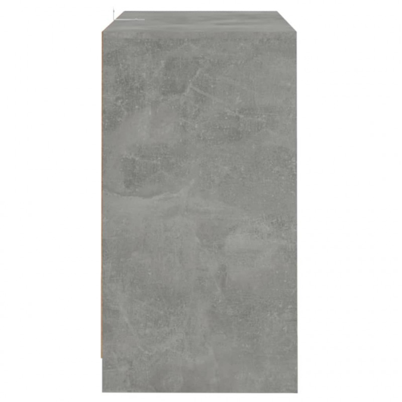 Szafki, 2 szt., szarość betonu, 70x41x75 cm, płyta wiórowa