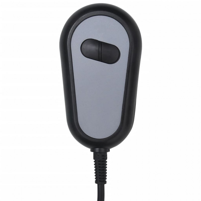 Elektryczny fotel masujący, czarny, aksamitem