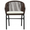 5-częściowy zestaw mebli ogrodowych, brązowy
