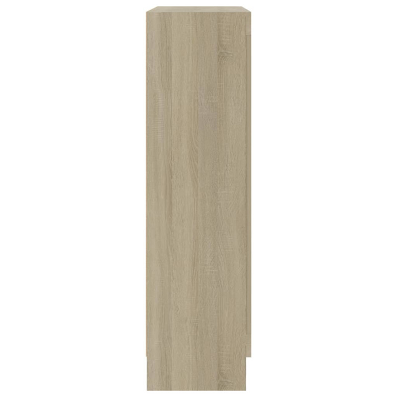Szafka, dąb sonoma, 82,5x30,5x115 cm, materiał drewnopochodny