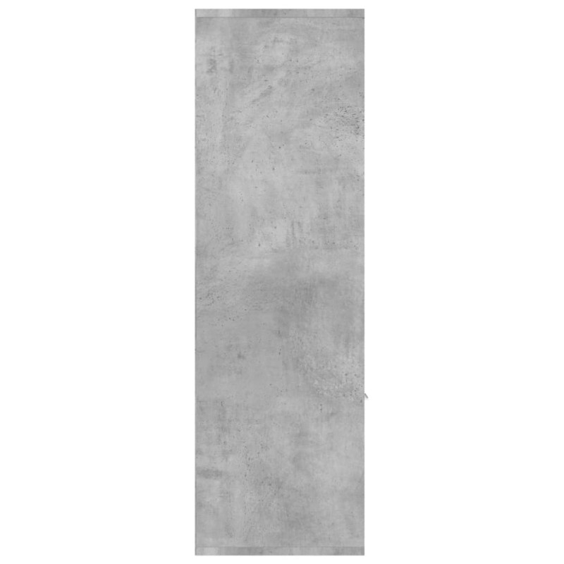 Regał na książki, szarość betonu, 98x30x98 cm