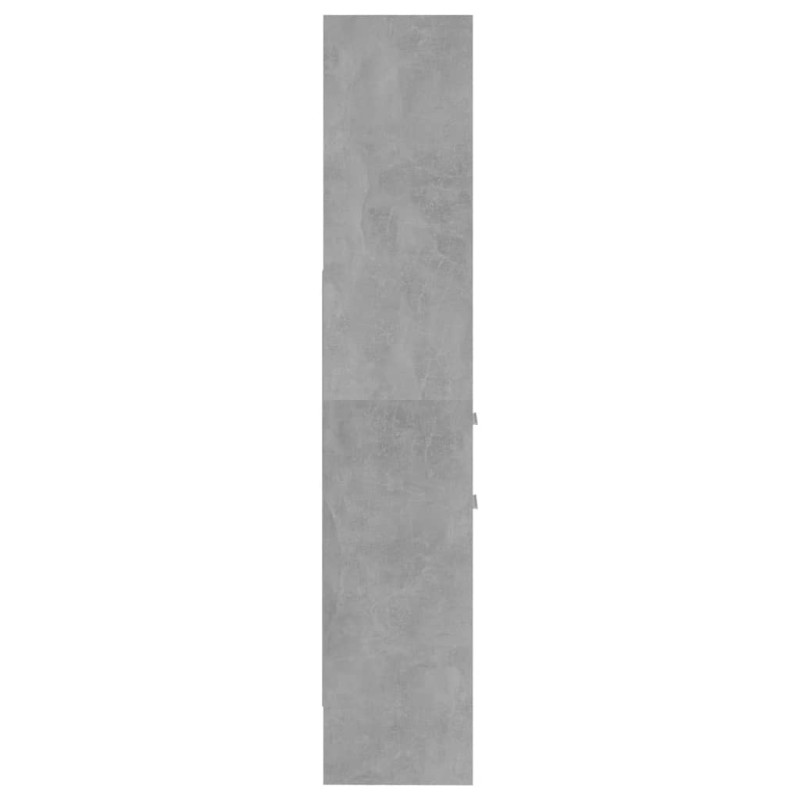Regał na książki, betonowy szary, 40x35x180 cm