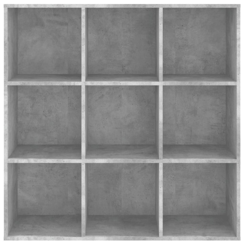 Regał na książki, szarość betonu, 98x29x97,5 cm