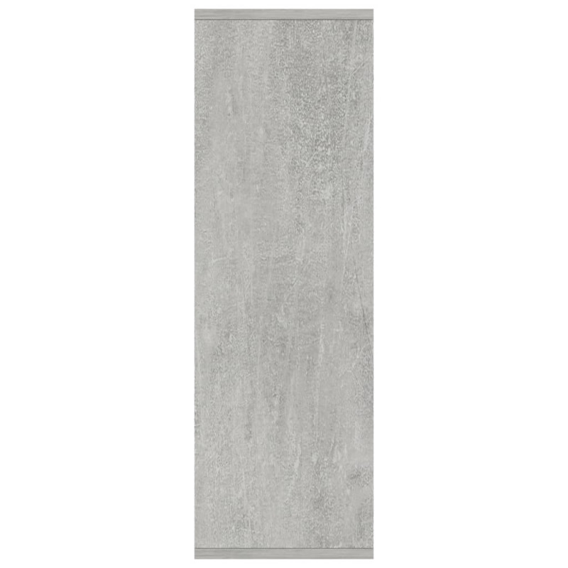 Regał na książki/szafka, betonowy szary, 50x25x80 cm