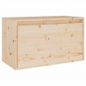 Szafki pod TV, 4 szt., lite drewno sosnowe