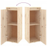 Szafki pod TV, 2 szt., lite drewno sosnowe