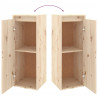 Szafki pod TV, 3 szt., lite drewno sosnowe