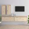 Szafki pod TV, 4 szt., lite drewno sosnowe