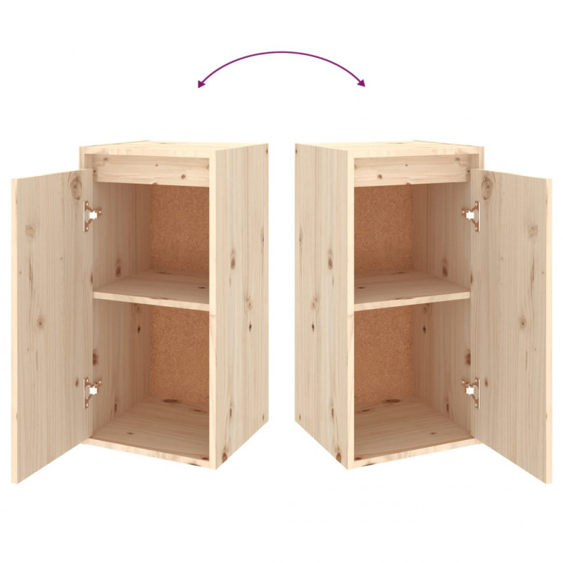 Szafki pod TV, 5 szt., lite drewno sosnowe