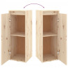 Szafki pod TV, 4 szt., lite drewno sosnowe