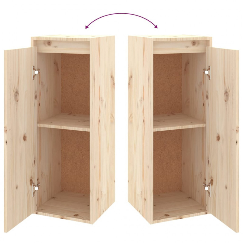 Szafki pod TV, 5 szt., lite drewno sosnowe