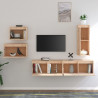 Szafki pod TV, 5 szt., lite drewno sosnowe