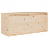 Szafki pod TV, 4 szt., lite drewno sosnowe