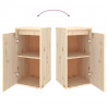 Szafki pod TV, 4 szt., lite drewno sosnowe