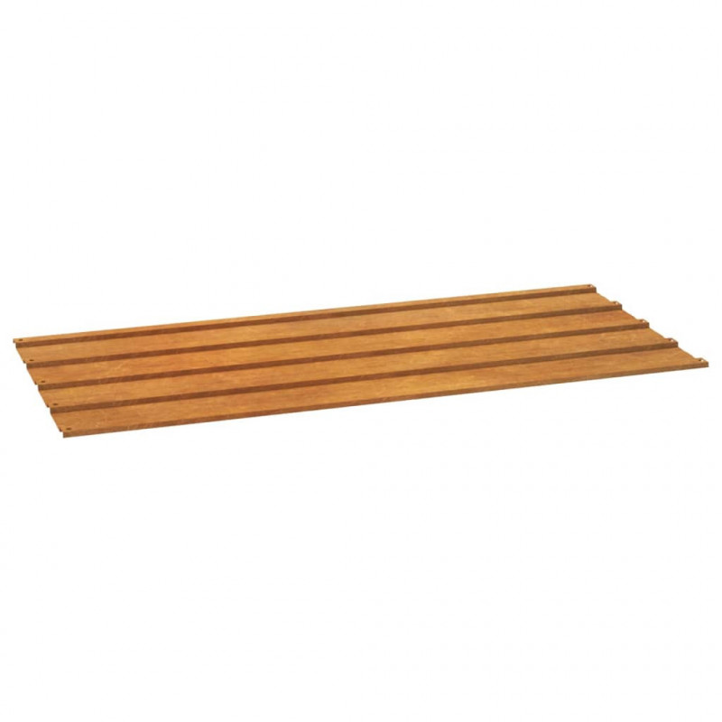 Panele dachowe, 36 szt., rdzawe, 100x44 cm, stal kortenowska